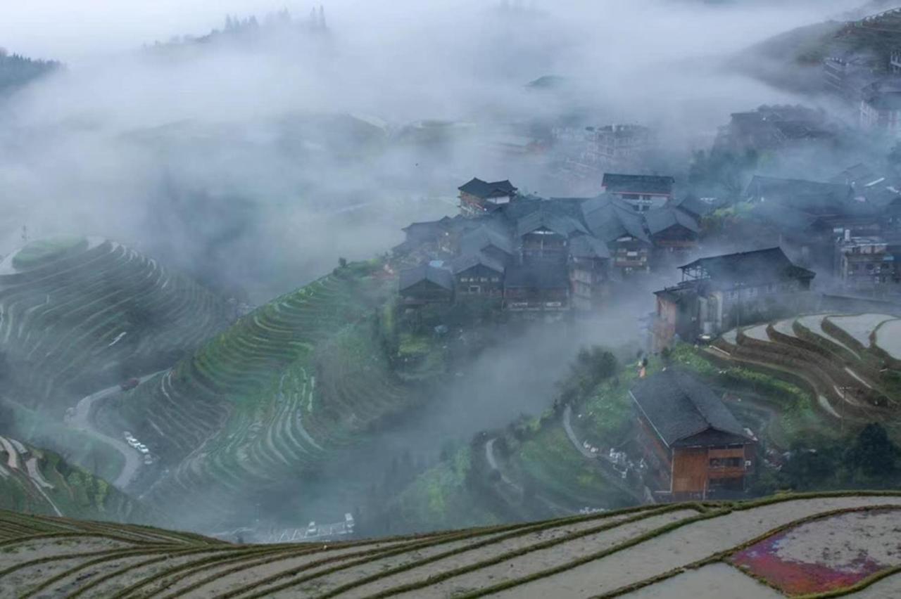 Dragon'S Den Hostel Longsheng Exteriör bild
